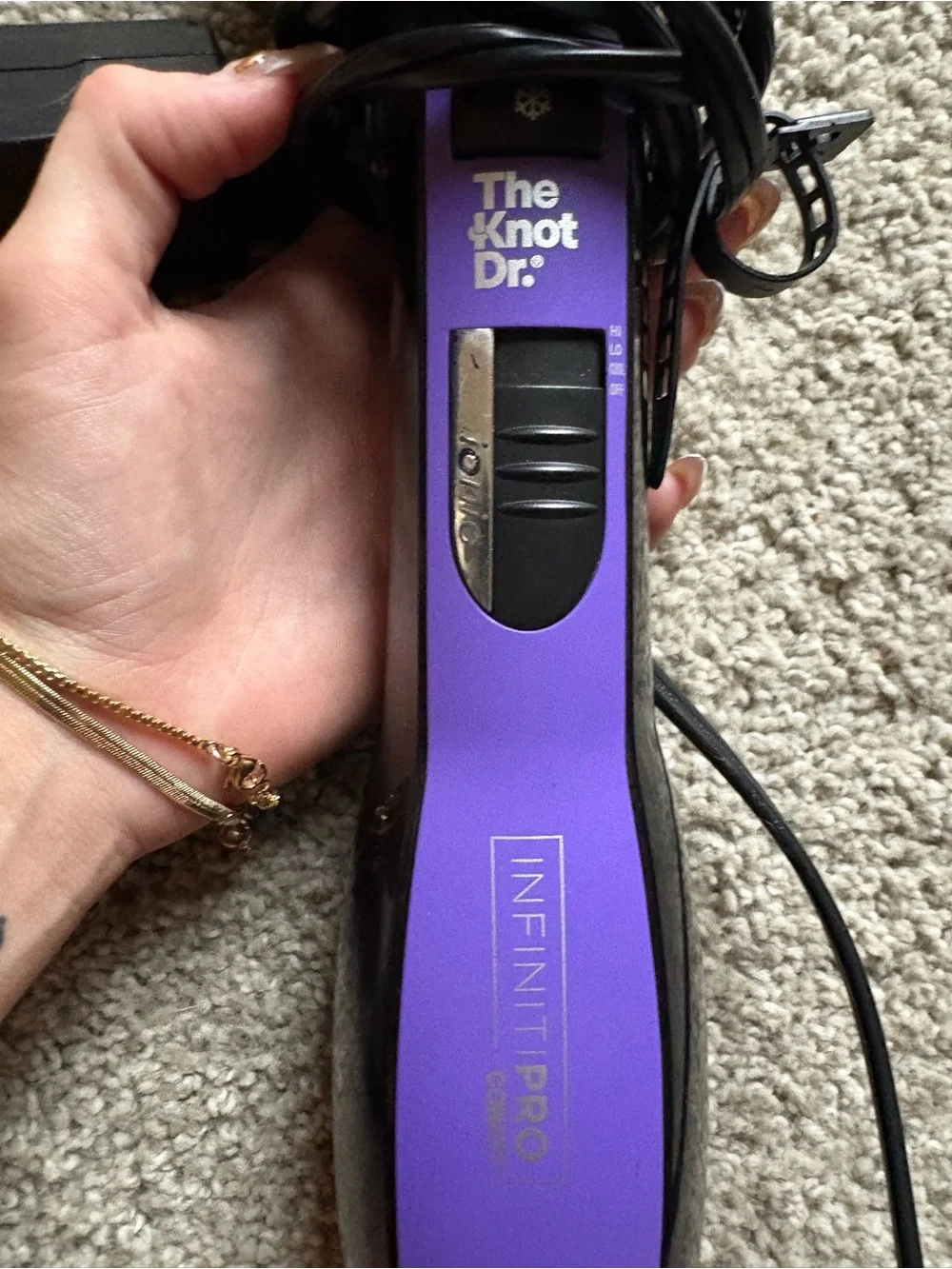 INFINITIPRO by Conair Purple Hot Air Styling Brush